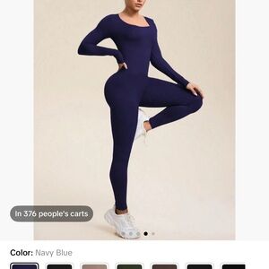 Navy Blue Women's Jumpsuit